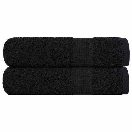 Vidaxx Badetücher Frogn 2 Stk 100x150 cm 360 g m² schwarz