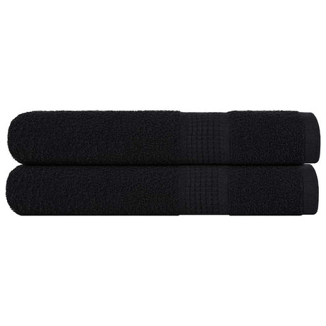 Vidaxx Handtücher Frogn 2 Stück 100x200 cm 360 g m² schwarz