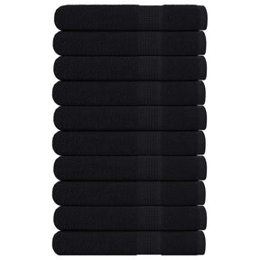 Vidaxx Handtücher Frogn 10 Stück 100x200 cm 360 g m² schwarz
