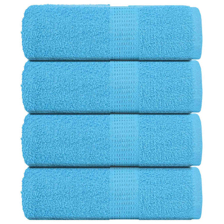 Vidaxx Waschlappen 4 Stück Frosch Türkis 30x30 cm 100 % Baumwolle