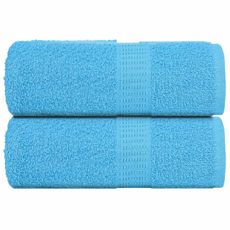 Vidaxx Gästehandtücher 2 Stk. 30x50 cm 360 g m² 100 % Baumwolle Türkis