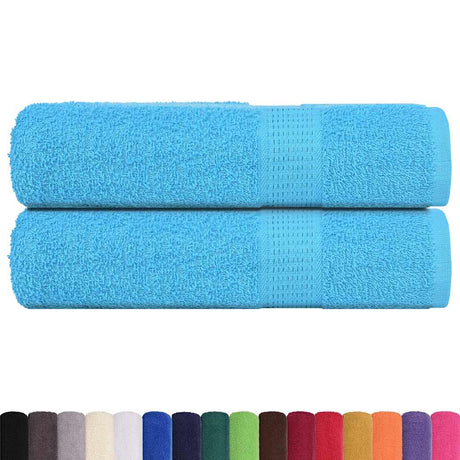 Vidaxx Handtücher Frogn 2 St. 50x100 cm 360 g m² türkis
