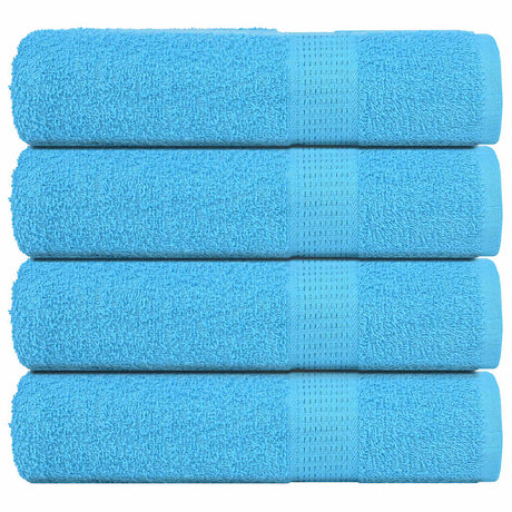Vidaxx Duschtücher 4 Stück 70x140 cm 360 g m² 100 % Baumwolle Türkis
