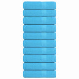 VidaXL Badetücher 10 Stück 100x150 cm 360 g m² 100 % Baumwolle Türkis