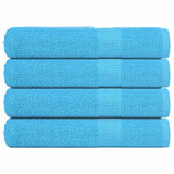 Vidaxx Saunatücher 4 Stk. 80x200 cm 360 g m² 100 % Baumwolle Türkis