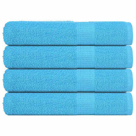 Vidaxx Saunatücher 4 Stk. 80x200 cm 360 g m² 100 % Baumwolle Türkis