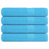 Vidaxx Handtücher 4 Stück 360 g m² 100x200 cm 100 % Baumwolle türkis