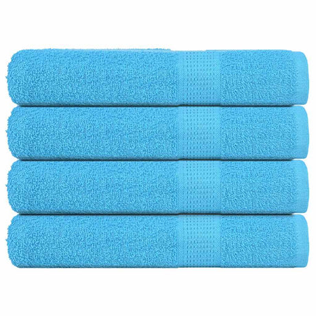 Vidaxx Handtücher 4 Stück 360 g m² 100x200 cm 100 % Baumwolle türkis