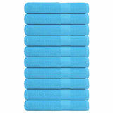 Vidaxx Handtücher 10 Stück 360 g m² 100x200 cm 100 % Baumwolle türkis