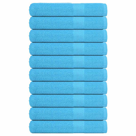 Vidaxx Handtücher Frogn 10 Stück 100x200 cm 360 g m² türkis