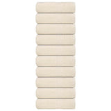 Vidaxx Gästehandtücher Frogn 10 Stück 30x50 cm 360 g m² Creme