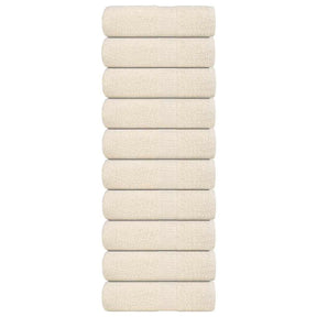Vidaxx Gästehandtücher Frogn 10 Stück 30x50 cm 360 g m² Creme