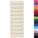 Vidaxx Gästehandtücher Frogn 10 Stück 30x50 cm 360 g m² Creme