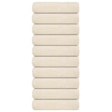 Vidaxx Duschtücher Frogn 10 Stk 70x140 cm 360 g m² Creme