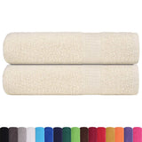 Vidaxx Badetücher 2 Stück 100x150 cm 360 g m² 100 % Baumwolle cremefarben