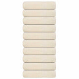 Vidaxx Badetücher 10 Stück 100x150cm 360 g m² 100 % Baumwolle cremefarben