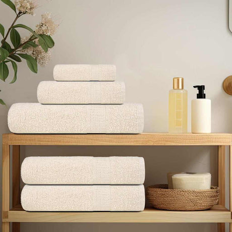 VidaXL Saunatücher Frogn 2 St. 80x200 cm 360 g m² Creme