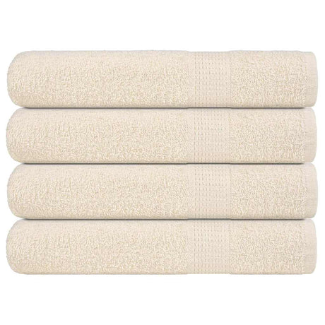 Vidaxx Saunatücher Frogn 4 Stk 80x200 cm 360 g m² Creme