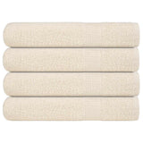 Vidaxx Handtücher 4 Stück 100x200 cm 360 g m² 100 % Baumwolle cremefarben