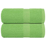 Vidaxx Waschlappen 2 Stück Froschapfelgrün 30x30 cm 100 % Baumwolle