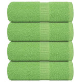 Vidaxx Waschlappen 4 Stück Froschapfelgrün 30x30 cm 100 % Baumwolle