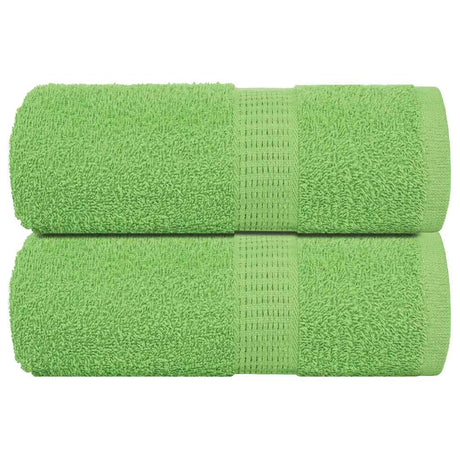 Vidaxx Gästehandtücher Frogn 2 Stk 30x50 cm 360 g m² apfelgrün