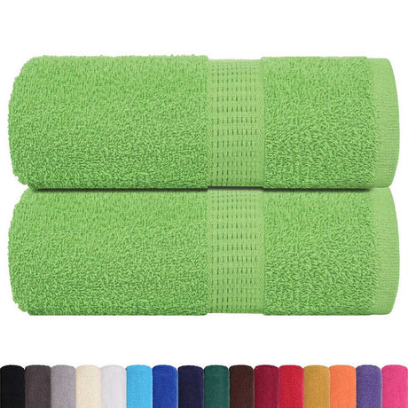 Vidaxx Gästehandtücher Frogn 2 Stk 30x50 cm 360 g m² apfelgrün