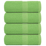 Vidaxx Gästehandtücher Frogn 4 Stk 30x50 cm 360 g m² Apfelgrün