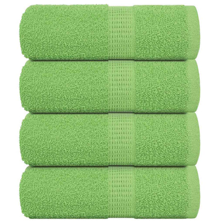Vidaxx Gästehandtücher Frogn 4 Stk 30x50 cm 360 g m² Apfelgrün