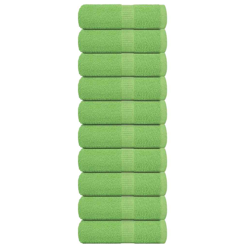 Vidaxx Gästehandtücher Frogn 10 Stk 30x50 cm 360 g m² apfelgrün