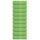 Vidaxx Gästehandtücher Frogn 10 Stk 30x50 cm 360 g m² apfelgrün
