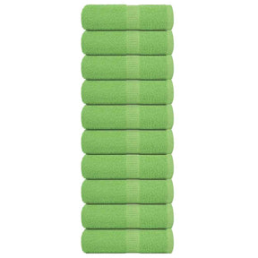 Vidaxx Gästehandtücher Frogn 10 Stk 30x50 cm 360 g m² apfelgrün
