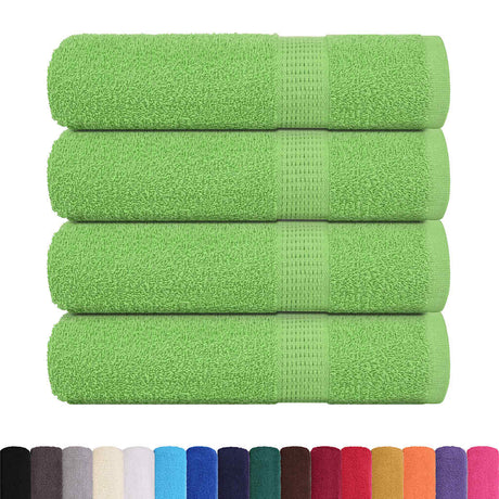 Vidaxx Handtücher Frogn 4 Stk 50x100 cm 360 g m² apfelgrün