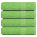 Vidaxx Duschtücher 4 Stück 70x140 cm 360 g m² 100 % Baumwolle apfelgrün