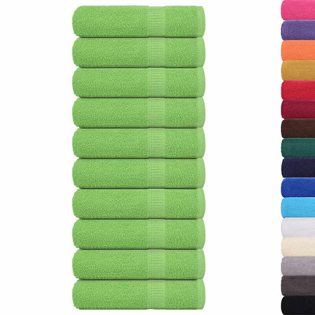 Vidaxx Duschtücher Frogn 10 Stk 70x140 cm 360 g m² Apfelgrün