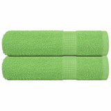 Vidaxx Badetücher 2 Stück 100x150 cm 360 g m² 100 % Baumwolle apfelgrün