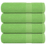 Vidaxx Badetücher 4 Stück 100x150 cm 360 g m² 100 % Baumwolle apfelgrün