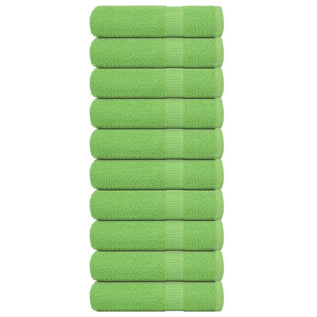 VidaXL Badetücher Frogn 10 Stück 100x150 cm 360 g m² Apfelgrün