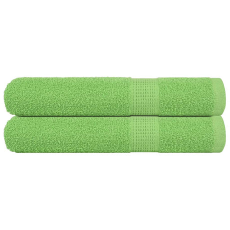 Vidaxx Saunatücher Frogn 2 Stk 80x200 cm 360 g m² Apfelgrün