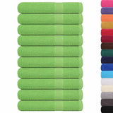 Vidaxx Saunatücher 10 Stück 80x200 cm 360 g m² 100 % Baumwolle Apfelgrün