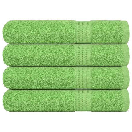 Vidaxx Handtücher Frogn 4 Stk 100x200 cm 360 g m² apfelgrün
