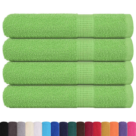 Vidaxx Handtücher Frogn 4 Stk 100x200 cm 360 g m² apfelgrün