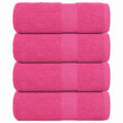 Vidaxx Waschlappen Frogn 4 Stück 30x30 cm 360 g m² rosa