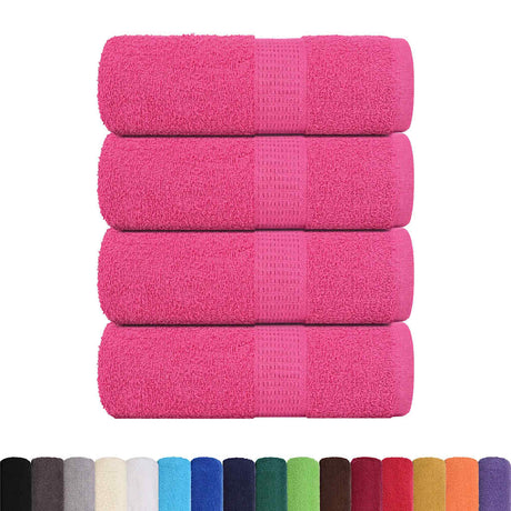 Vidaxx Waschlappen Frogn 4 Stück 30x30 cm 360 g m² rosa
