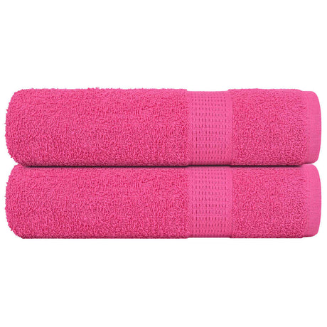 Vidaxx Handtücher 2 Stück 50x100 cm 360 g m² 100 % Baumwolle rosa