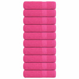 Vidaxx Handtücher 10 Stück 50x100 cm 360 g m² 100 % Baumwolle rosa