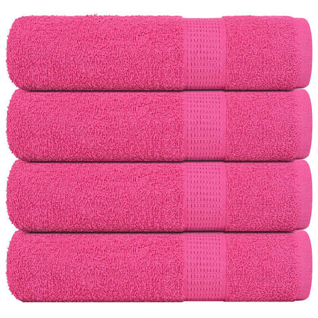 Vidaxx Duschtücher Frogn 4 Stk 70x140 cm 360 g m² rosa