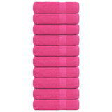 Vidaxx Duschtücher 10 Stück 70x140 cm 360 g m² 100 % Baumwolle rosa