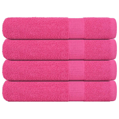 Vidaxx Saunatücher Frogn 4 Stk 80x200 cm 360 g m² rosa