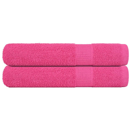 Vidaxx Handtücher 2 Stück 100x200 cm 360 g m² 100 % Baumwolle rosa